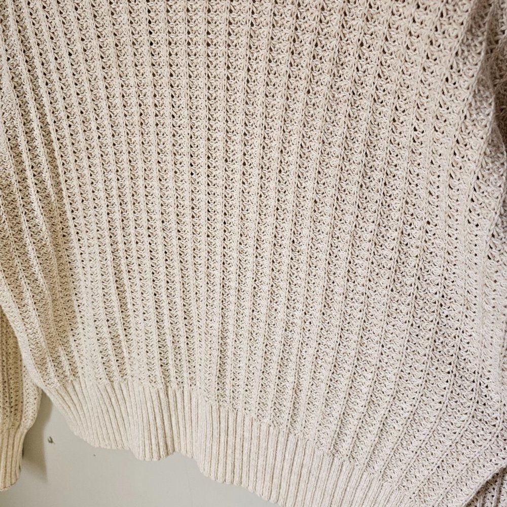 EUC AMERICAN EAGLE OUTFITTERS V NECK BUTTON DOWN CREAM CARDIGAN SIZE S - Picture 9 of 14